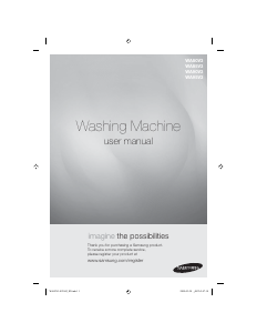 Bedienungsanleitung Samsung WA80V3WEP/YAS Waschmaschine