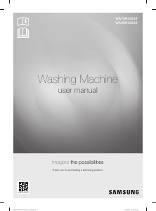 Manual Samsung WA90H4200SW/AS Washing Machine