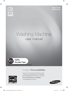 Manual Samsung WA5471ABW/XAA Washing Machine