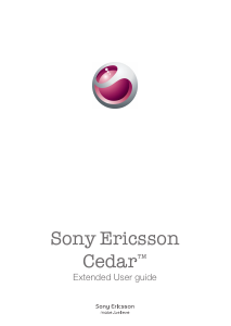 Manual Sony Ericsson Cedar Mobile Phone