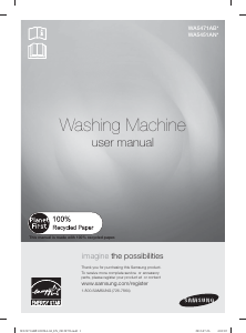 Manual Samsung WA5471ABP/XAA Washing Machine