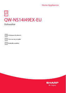 Priručnik Sharp QW-NS14I49EX-EU Perilica posuđa