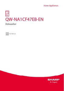 Handleiding Sharp QW-NA1CF47EB-EN Vaatwasser