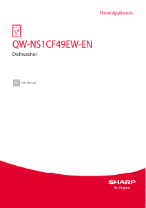 Handleiding Sharp QW-NS1CF49EW-EN Vaatwasser