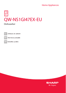 Priručnik Sharp QW-NS1GI47EX-EU Perilica posuđa