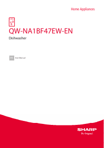 Handleiding Sharp QW-NA1BF47EW-EN Vaatwasser