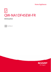 Handleiding Sharp QW-NA1DF45EW-FR Vaatwasser