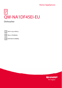 Bedienungsanleitung Sharp QW-NA1DF45EI-EU Geschirrspüler