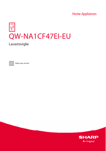 Manuale Sharp QW-NA1CF47EI-EU Lavastoviglie