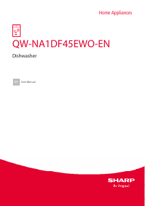 Handleiding Sharp QW-NA1DF45EWO-EN Vaatwasser