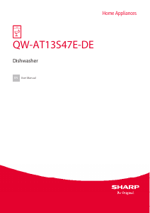 Handleiding Sharp QW-AT13S47E-DE Vaatwasser