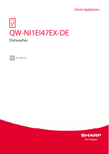 Handleiding Sharp QW-NI1EI47EX-DE Vaatwasser
