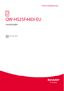 Manuale Sharp QW-HS25F44DI-EU Lavastoviglie