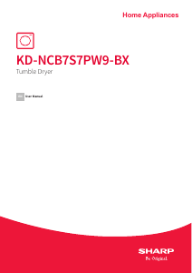 Handleiding Sharp KD-NCB7S7PW9-BX Wasdroger