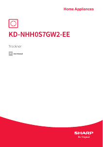 Bedienungsanleitung Sharp KD-NHH0S7GW2-EE Trockner
