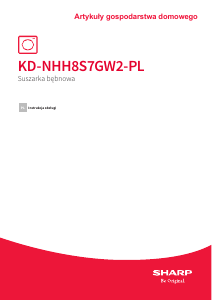 Instrukcja Sharp KD-NHH8S7GW2-PL Suszarka