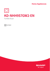 Manual Sharp KD-NHH9S7GW2-EN Dryer