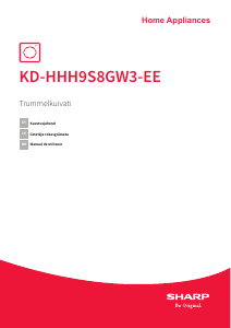 Rokasgrāmata Sharp KD-HHH9S8GW3-EE Veļas žāvētājs