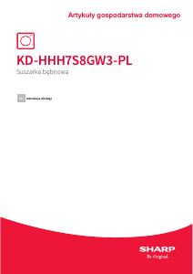 Instrukcja Sharp KD-HHH7S8GW3-PL Suszarka