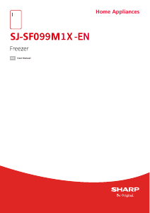 Manual Sharp SJ-LF123M1X-EN Freezer