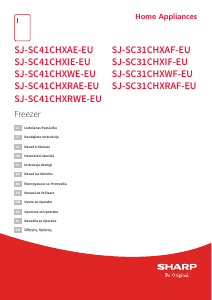 Használati útmutató Sharp SJ-SC41CHXRWE-EU Fagyasztó