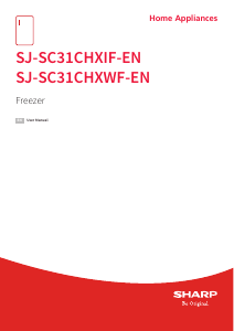 Manual Sharp SJ-SC31CHXWF-EN Freezer