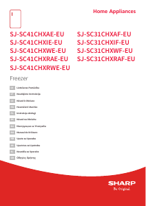 Instrukcja Sharp SJ-SC31CHXRAF-EU Zamrażarka