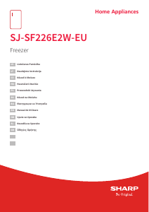 Priročnik Sharp SJ-SF226E2W-EU Zamrzovalnik
