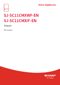 Manual Sharp SJ-SC11CMXWF-EN Freezer