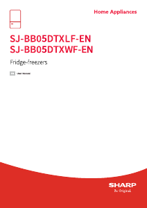 Manual Sharp SJ-BB05DTXWF-EN Fridge-Freezer