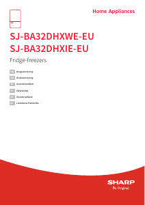 Rokasgrāmata Sharp SJ-BA32DHXIE-EU Ledusskapis ar saldētavu