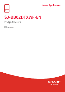 Handleiding Sharp SJ-BB02DTXWF-EN Koel-vries combinatie
