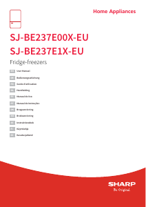 Bedienungsanleitung Sharp SJ-BE237E00X-EU Kühl-gefrierkombination