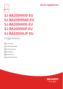 Handleiding Sharp SJ-BA20DHXIF-EU Koel-vries combinatie