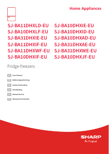 Mode d’emploi Sharp SJ-BA11DHXIF-EU Réfrigérateur combiné