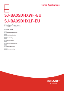 Manual de uso Sharp SJ-BA05DHXWF-EU Frigorífico combinado