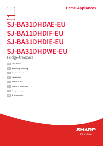 Bruksanvisning Sharp SJ-BA31DHDAE-EU Kjøle-fryseskap