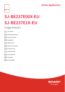 Manual de uso Sharp SJ-BE237E1X-EU Frigorífico combinado