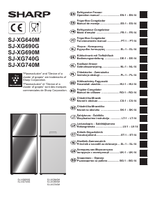 Bedienungsanleitung Sharp SJ-XG690M-WH Kühl-gefrierkombination