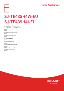 Mode d’emploi Sharp SJ-TE435H4I-EU Réfrigérateur combiné