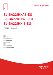 Rokasgrāmata Sharp SJ-BA22IHXIE-EU Ledusskapis ar saldētavu