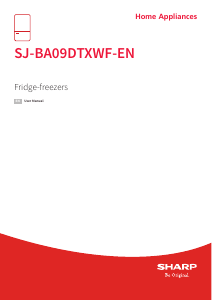 Manual Sharp SJ-BA09DTXWF-EN Fridge-Freezer