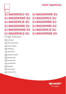 Manual de uso Sharp SJ-BA05DMXWF-EU Frigorífico combinado
