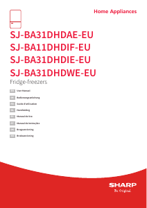 Manual de uso Sharp SJ-BA31DHDWE-EU Frigorífico combinado