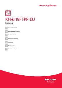 Bedienungsanleitung Sharp KH-6I19FTPP-EU Kochfeld