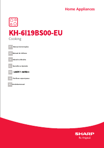 Használati útmutató Sharp KH-6I19BS00-EU Főzőlap