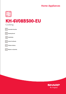 Käyttöohje Sharp KH-6V08BS00-EU Keittotaso
