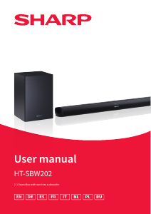 Manual Sharp HT-SBW202 Home Theater System
