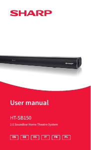 Manuale Sharp HT-SB150 Sistema home theater