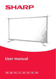 Manual de uso Sharp 32BC5E Televisor de LED